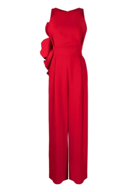 Saiid Kobeisy Capsule Exclusive Oversized bow crepe jumpsuit (5)